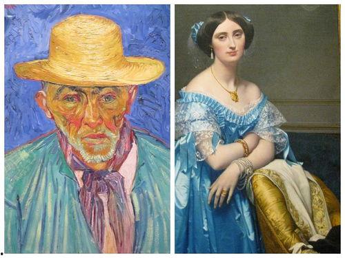 夸张的吃瓜绘画